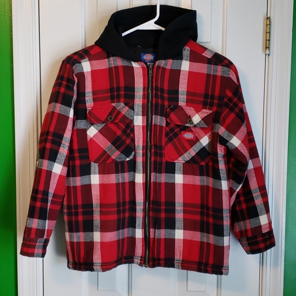 Dickies Other - Boys Med Dickies lined flannel Jacket